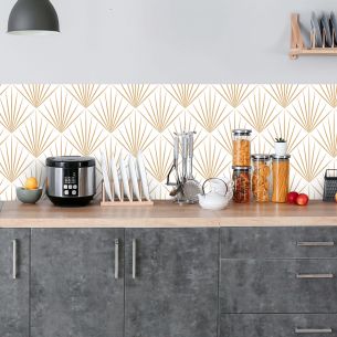 Crédence adhésive art déco design 2