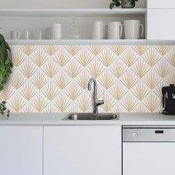 Crédence adhésive art déco design