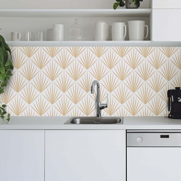 Crédence adhésive art déco design