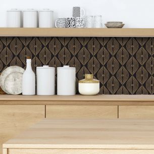 Crédence adhésive art déco design 2