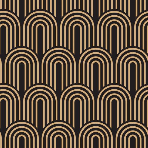 Crédence adhésive art déco arches