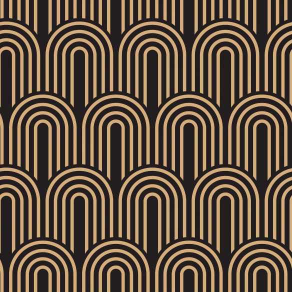 Crédence adhésive art déco arches