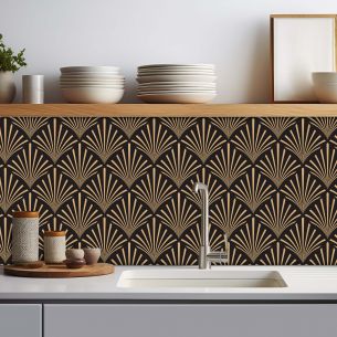 Crédence adhésive art déco désign