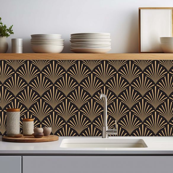 Crédence adhésive art déco désign
