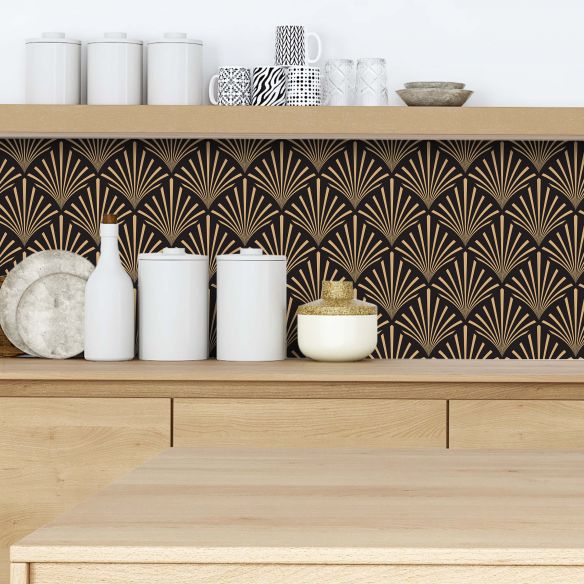 Crédence adhésive art déco désign
