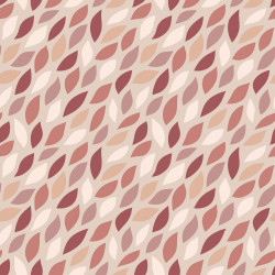 Crédence adhésive feuillage terracotta