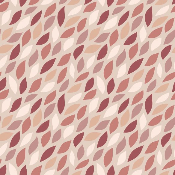 Crédence adhésive feuillage terracotta