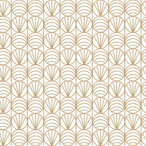 Crédence adhésive art déco motifs ronds