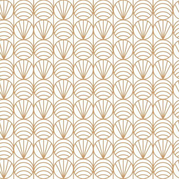 Crédence adhésive art déco motifs ronds