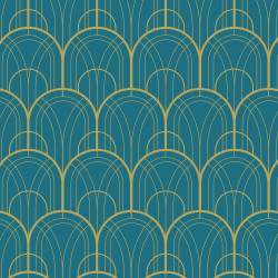 Crédence adhésive art déco design arches