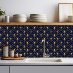 Crédence adhésive art déco design