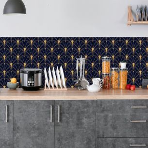 Crédence adhésive art déco design