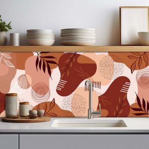 Crédence adhésive déco Terracotta