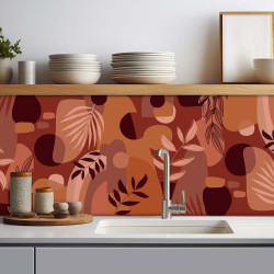 Crédence adhésive déco Terracotta