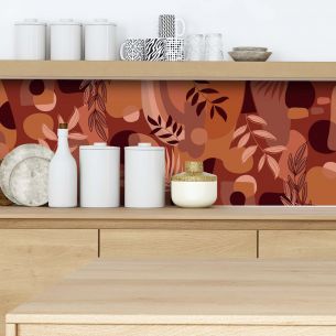 Crédence adhésive déco Terracotta