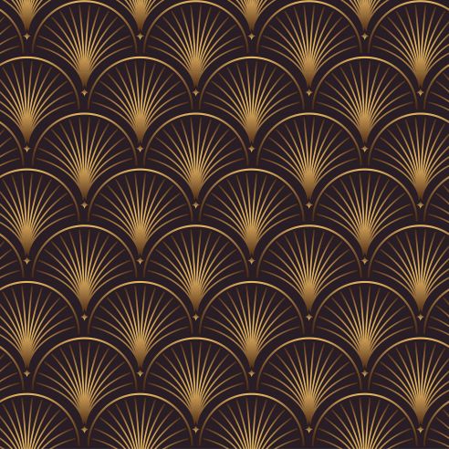 Crédence adhésive art déco design écailles