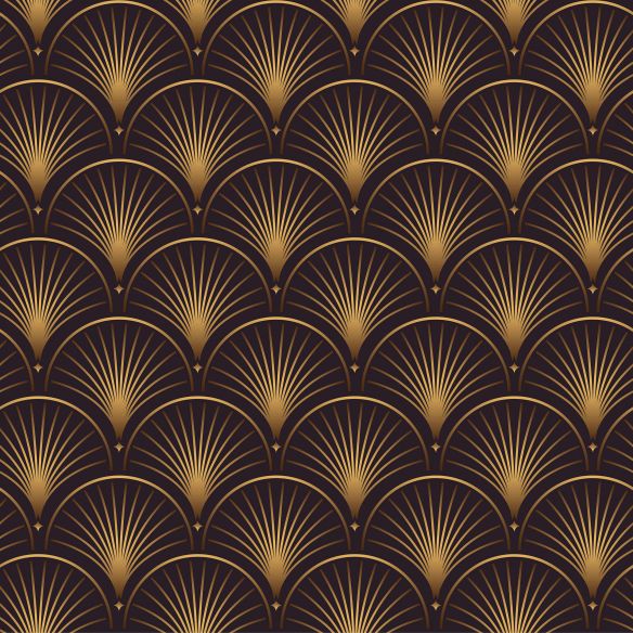 Crédence adhésive art déco design écailles