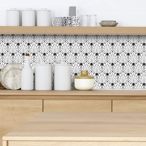 Crédence adhésive art déco design