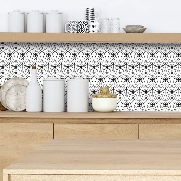 Crédence adhésive art déco design
