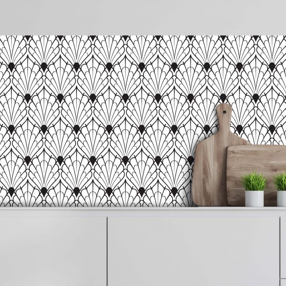Crédence adhésive art déco design