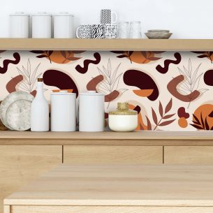 Crédence adhésive déco Terracotta