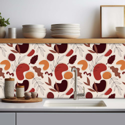 Crédence adhésive déco Terracotta