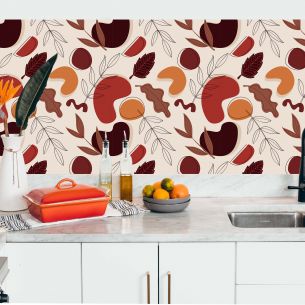 Crédence adhésive déco Terracotta