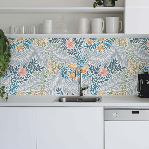 Crédence adhésive feuillage décoratifs