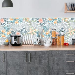 Crédence adhésive feuillage décoratifs