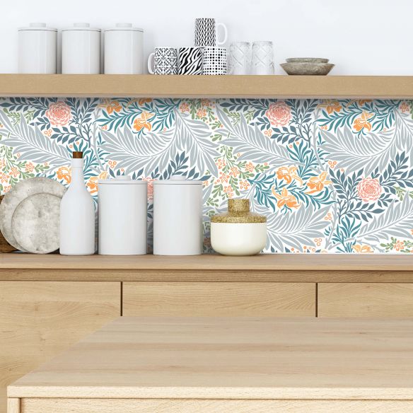 Crédence adhésive feuillage décoratifs