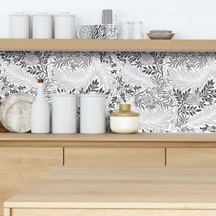 Crédence adhésive feuillage décoratifs