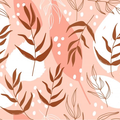 Crédence adhésive feuillage décoratifs