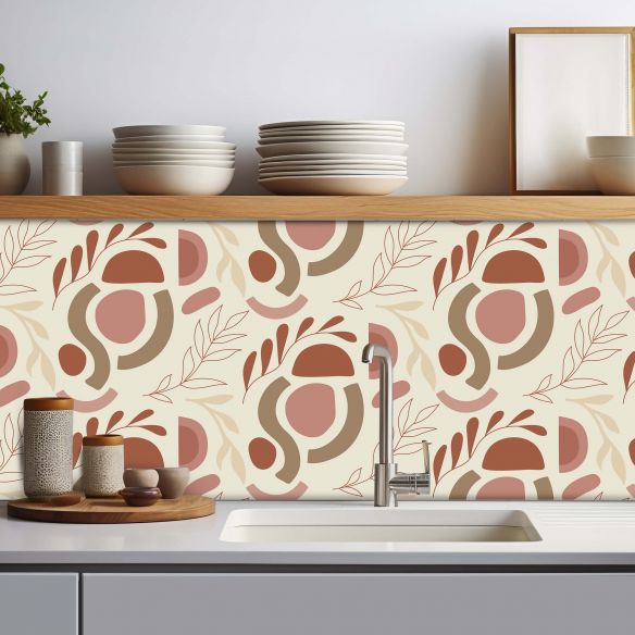 Crédence adhésive décoration boho chic