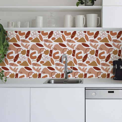 Crédence adhésive décoration boho chic