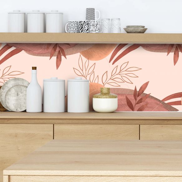 Crédence adhésive décoration Terracotta