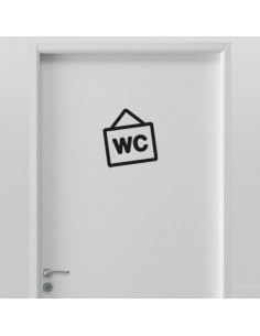 Stickers Toilette H/F