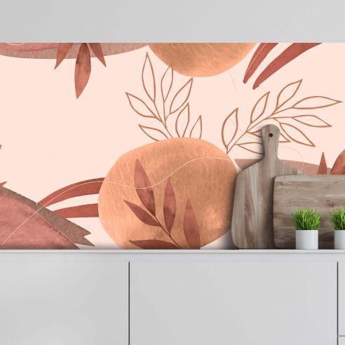 Crédence adhésive décoration Terracotta