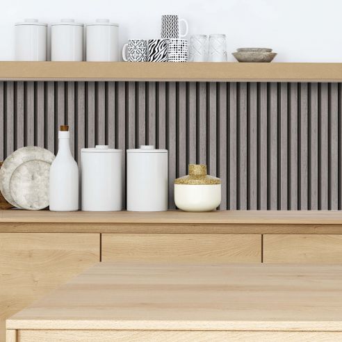 Crédence adhésive imitation tasseaux bois 006