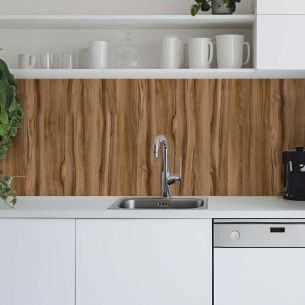 Crédence adhésive effet bois WOOD001
