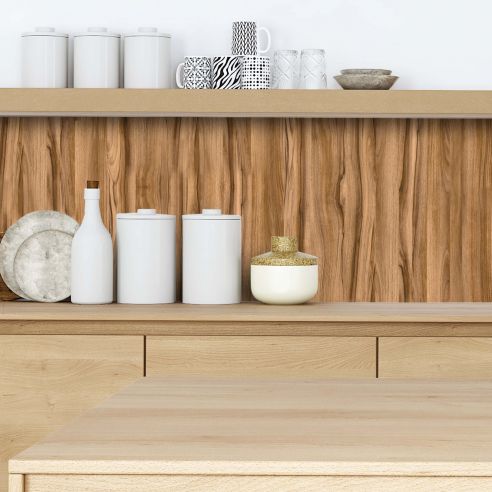 Crédence adhésive effet bois WOOD001