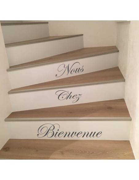 Stickers contremarche escalier