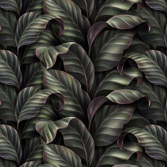 Crédence adhésive effet feuillage 001