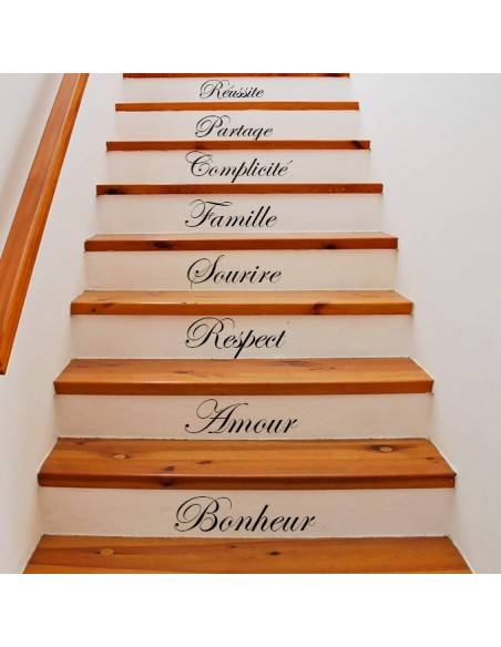 Stickers contremarche escalier