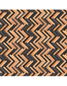 Sticker porte effet parquet 2