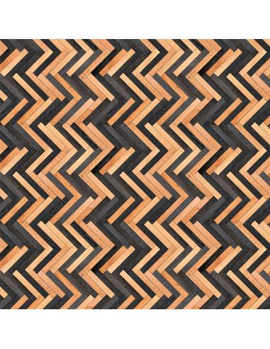 Sticker porte effet parquet