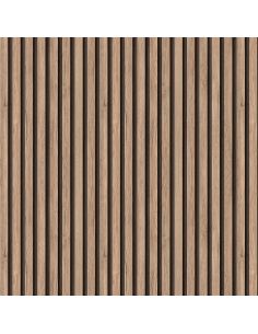 Sticker porte effet tasseaux bois 004 2