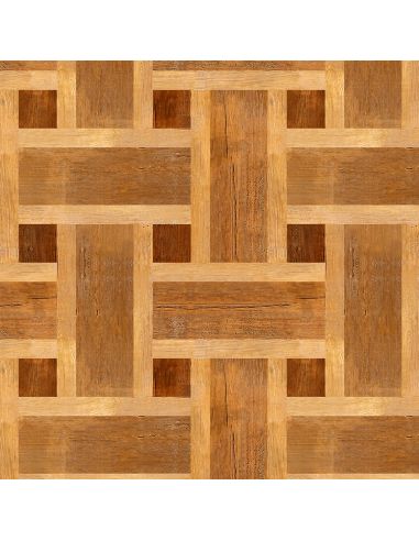 Sticker porte effet parquet 007