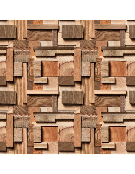 Sticker portes design bois