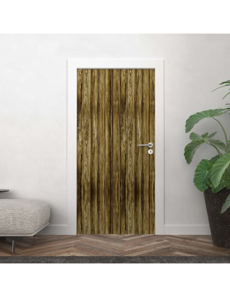 Sticker portes effet bois 010
