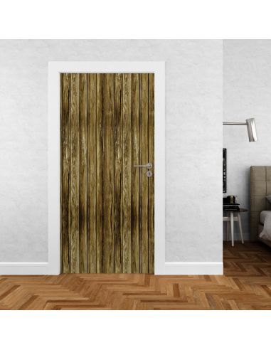 Sticker portes effet bois 010